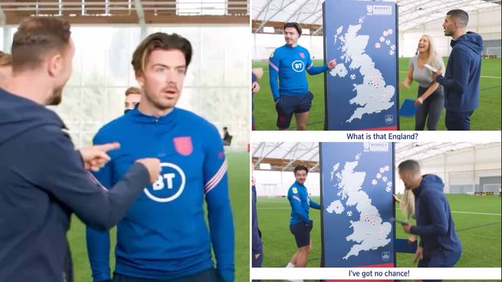 Jack Grealish Asks 'Is That England?' When Told To Find Where He's From On A Map
