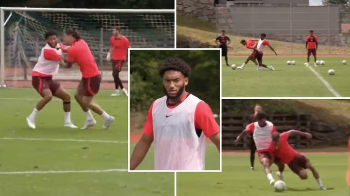 Liverpool Defender Joe Gomez Was A Man Possessed In Training Drill, Nobody Could Beat Him