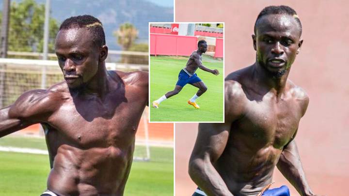 Sadio Mane Is Absolutely Shredded In New Pictures, He's Undergone The Bayern Body Transformation