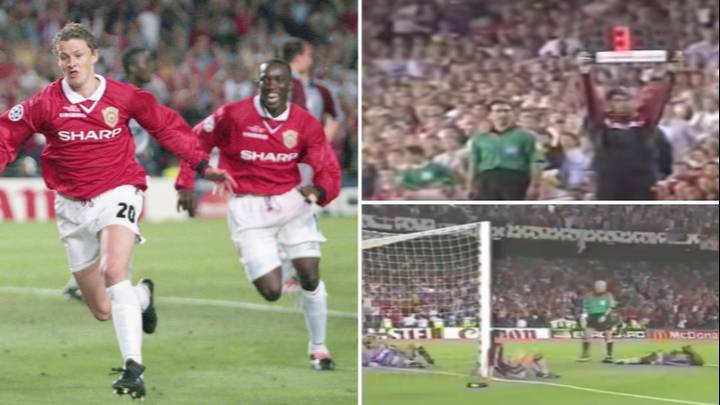 Rare Pitchside Footage Captures Last Three Minutes Of The 1999 Champions League Final