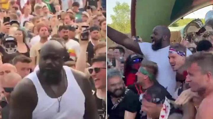 Shaquille O’Neal Seen Moshing With Fellow Ravers At Tomorrowland Festival