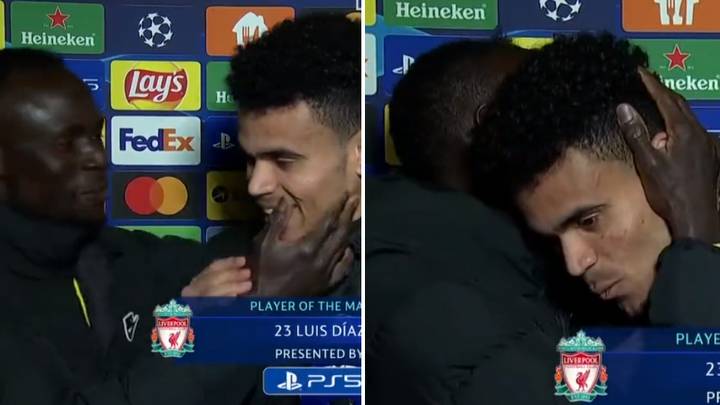 Luis Diaz Man Of The Match Interview Was Interrupted By Sadio Mane