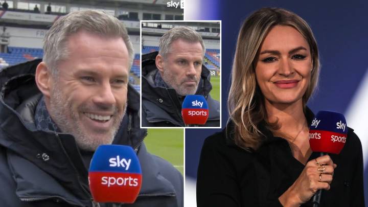 Jamie Carragher Was Trolled So Badly By Laura Woods, He Couldn't Help But Laugh