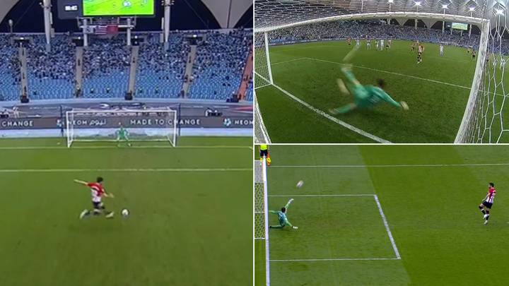 Thibaut Courtois Produced 'One Of The Greatest Penalty Saves In History' During Real Madrid's Super Cup Win