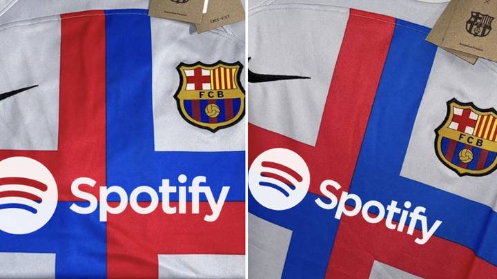 Barcelona's New 'Red Cross' Third Kit Has Been Leaked And Fans Are Divided