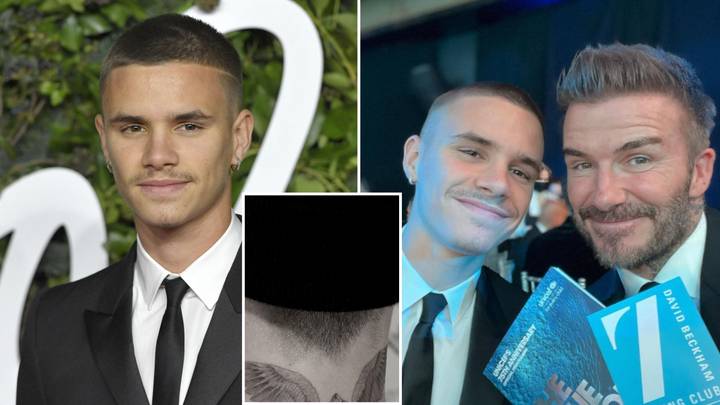 19-Year-Old Romeo Beckham Gets Identical Tattoo To His Dad, David