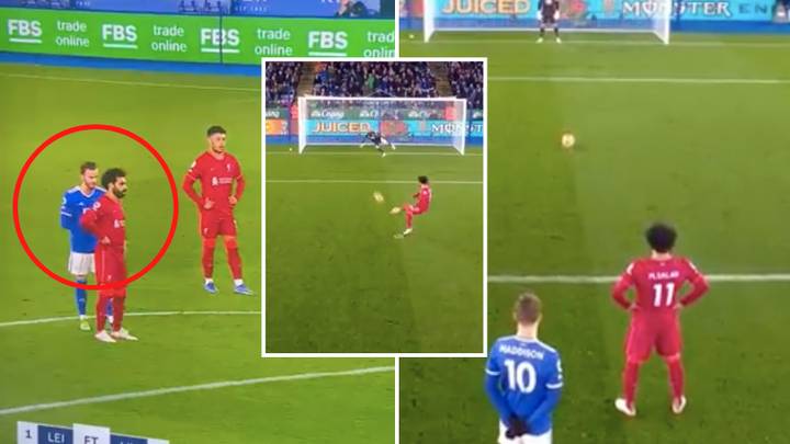Fans Spot What James Maddison Did Before Mo Salah's Missed Penalty Vs Leicester City
