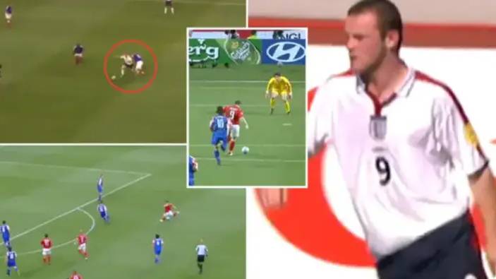 18-Year-Old Wayne Rooney's Individual Highlights At Euro 2004 Are Something Else, He Was Unplayable