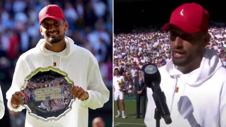 Nick Kyrgios Breaks Wimbledon’s Strict Dress Code Again By Wearing Red Hat