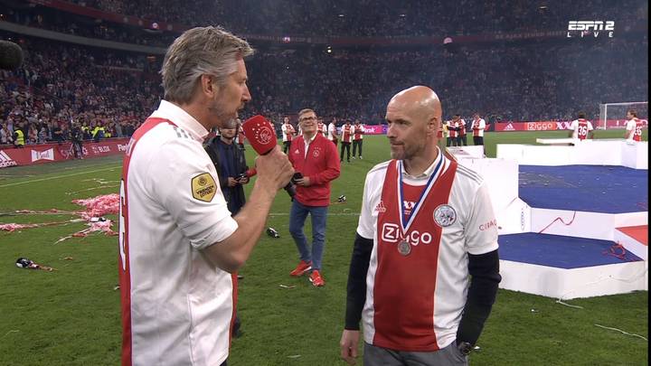 Edwin Van Der Sar Sent New Manchester United Boss Erik Ten Hag A Message After Ajax Won 36th Eredivisie Title