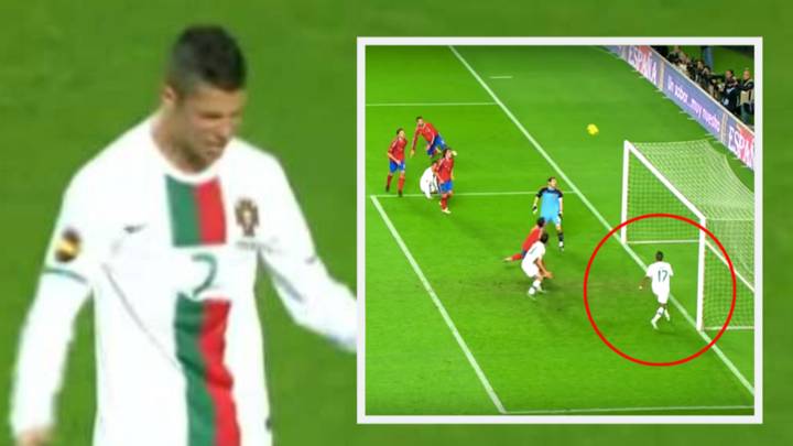 Nani ruining one of Cristiano Ronaldo's greatest ever goals is still so tough to watch