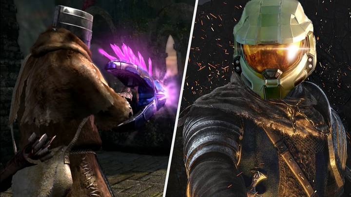 Ridiculous 'Dark Souls' Mod Adds Halo's Needler And More Guns To Game