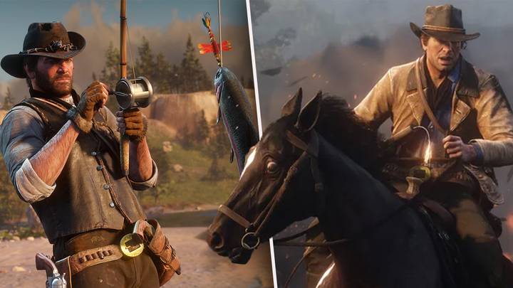 'Red Dead Redemption 2' Player Performs Absurd, One In A Million Lasso Trick