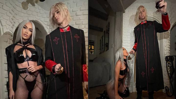 Kresťania sú nahnevaní na druhý halloweensky outfit Megan Fox a Machine Gun Kelly