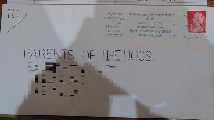 Couple Receive Letter Saying They're 'Evil' For Not Walking Dogs Enough