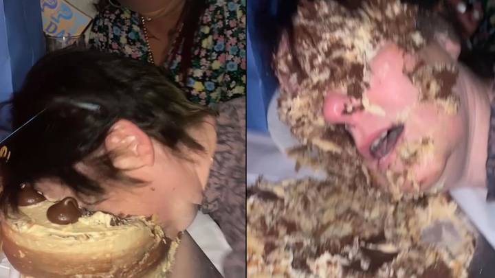 Drunk Mum Face Plants Into Birthday Cake And Breaks Ankle In Incredible Footage