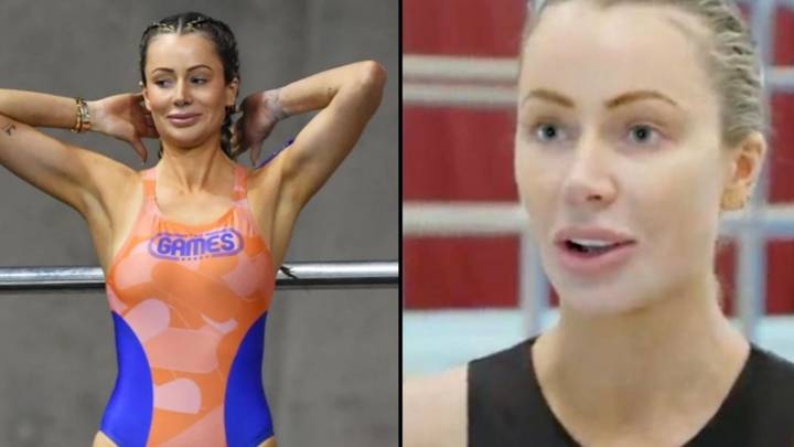 Olivia Attwood Fears For Fake Breasts During Synchronised Dive In The Games