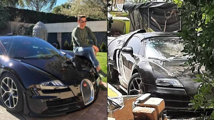 Crash Of Cristiano Ronaldo's £1.7m Bugatti Veyron Is Surrounded By Mystery