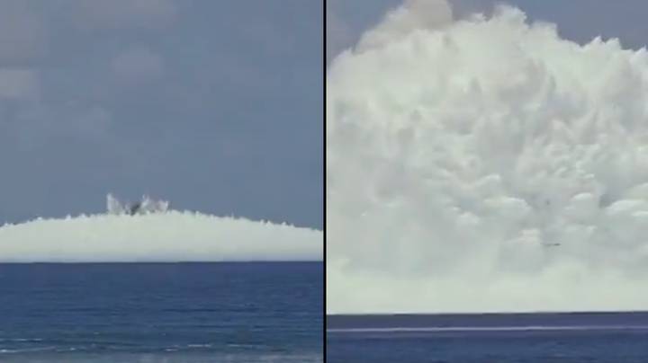 Astonishing Footage Shows A Nuclear Bomb Being Tested Underwater