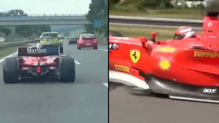 Man accused of repeatedly driving Ferrari F2 car down motorway despite police warning him not to