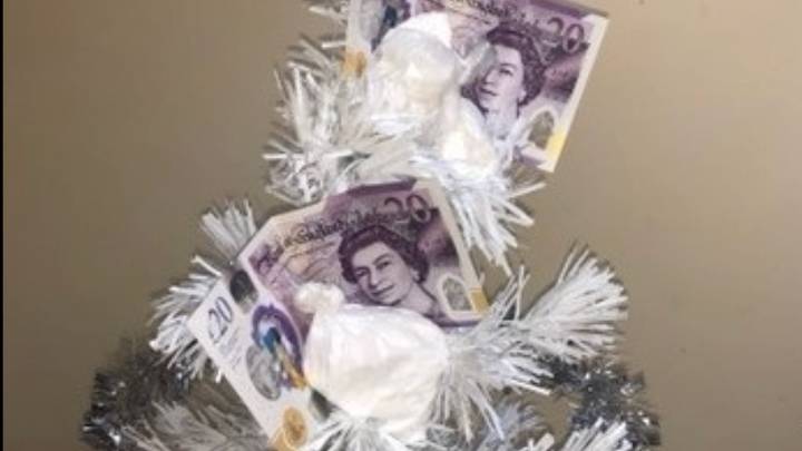 Cocaine Dealer Who Decorated Christmas Tree With Cash And Drugs Has Been Jailed