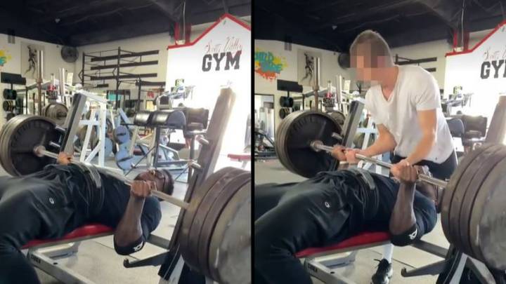 Spotter Heroically ‘Saves Man’s Life’ At The Gym