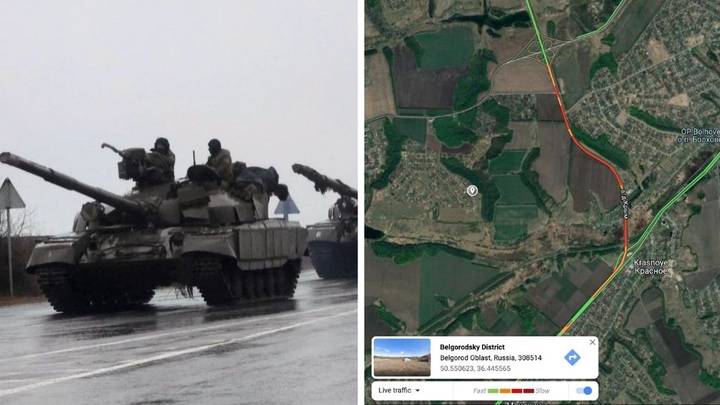 Google Maps Turns Off Live Traffic In Ukraine After Russian Invasion Was Visible