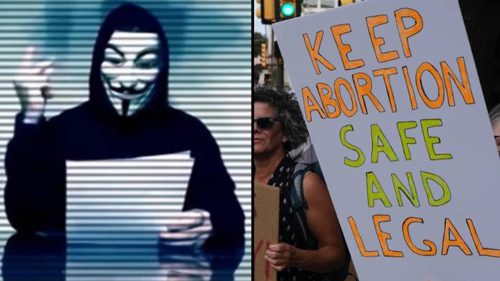 Anonymous Sends Warning To US Supreme Court About Overturning Landmark Abortion Ruling