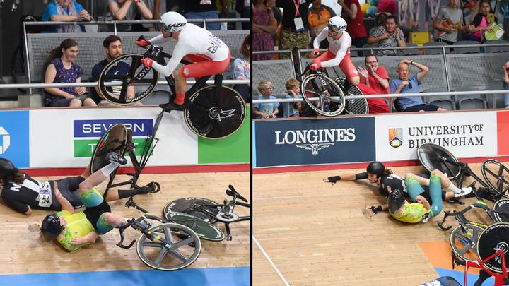 Commonwealth Games Cycling Abandoned After Fan Left Covered In Blood By Horror Crash
