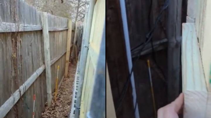 Man Shows His Strange Solution To Neighbour Not Wanting To Fix Fence