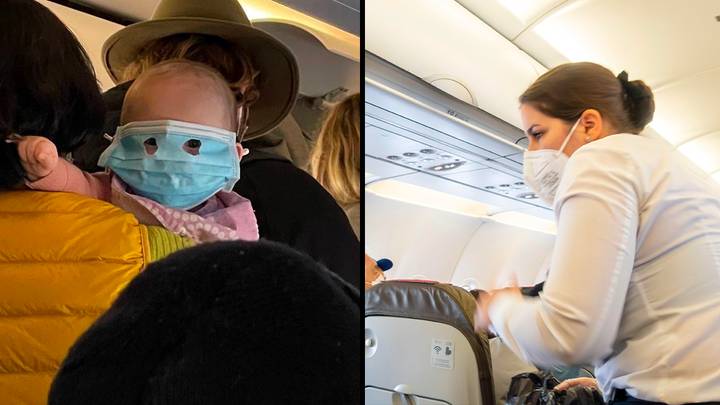 Masked Up Baby On Flight Is The 'Hero We All Need'