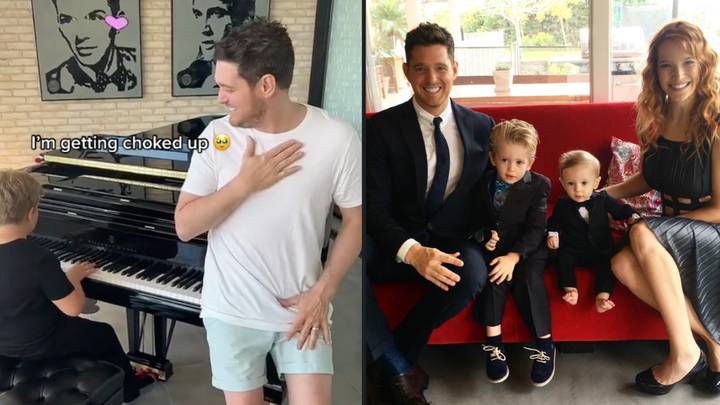 Michael Bublé's Son Blows Him Away By Performing One Of His Songs After Recovering From Cancer