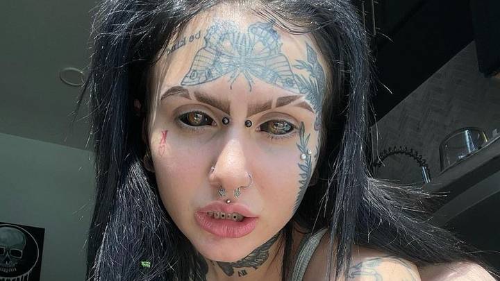 Woman Called A 'Demon' Shows What She Looked Like Before Body Modifications