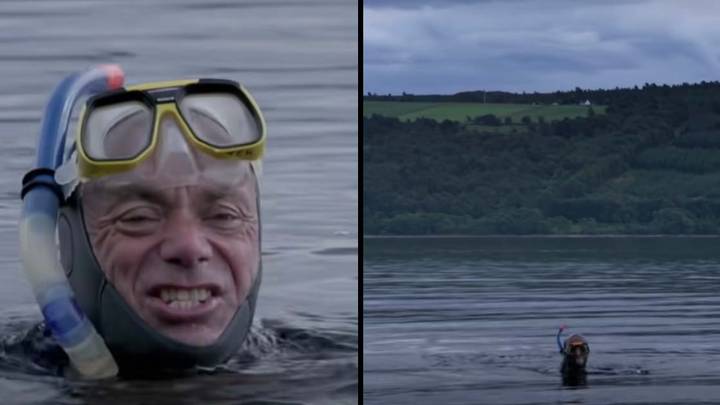 Diver Spooked By What He Sees After Swimming To The Bottom Of Loch Ness