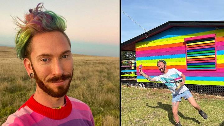 Hairdresser Says Neighbours Threatened To Kill Him If He Painted House Rainbow Colours