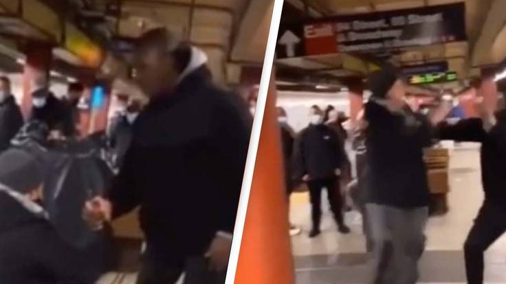 Train Station Fight Has Unexpected Turn After Man Saves Opponent's Life