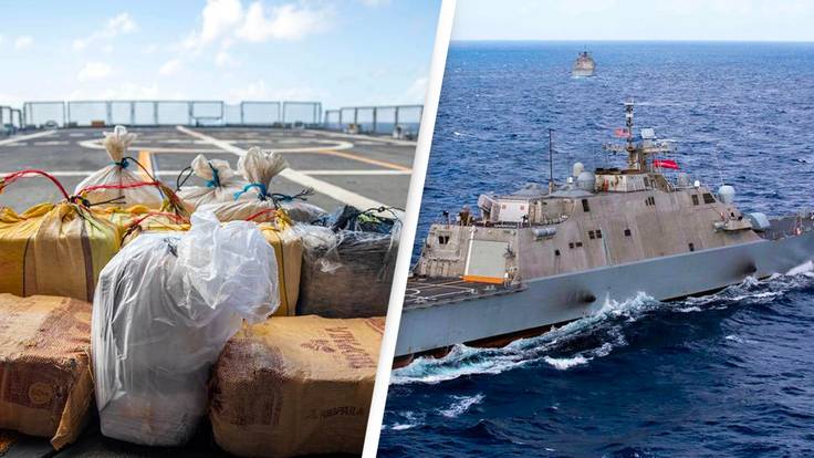 US Navy Seizes Expected $22 Million Cocaine Haul In Caribbean Sea