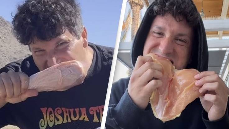 Man Who Has Only Eaten Raw Meat For 166 Days Has Followers Worried