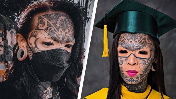 Tattoo Fanatic Who Had Exorcism Over 'Demonic' Tattoos Is Embracing Backlash From Trolls