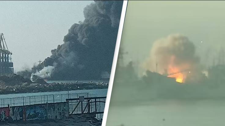 Russian Navy Ship Destroyed After Propaganda Footage Gave Away Its Location