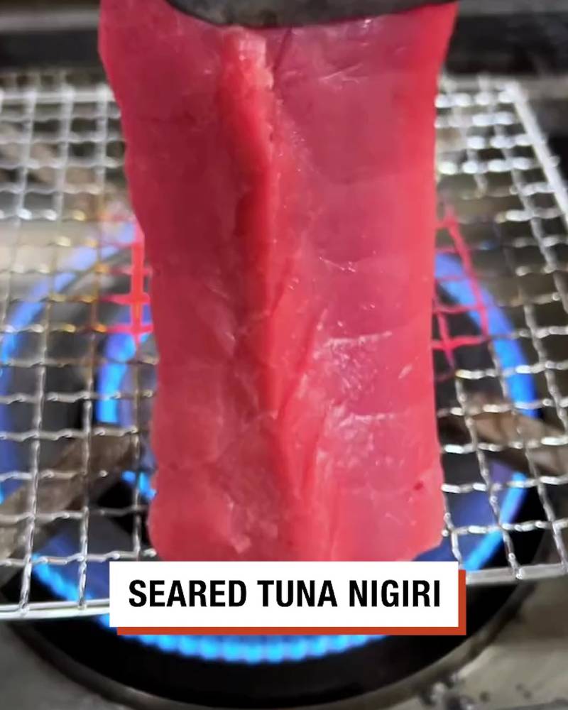 Seared Tuna Nigiri 🍣👨‍🍳