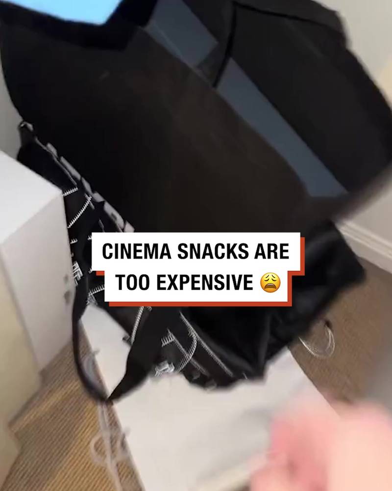 When The Cinema Snacks Are Too Expensive... 👀🤔