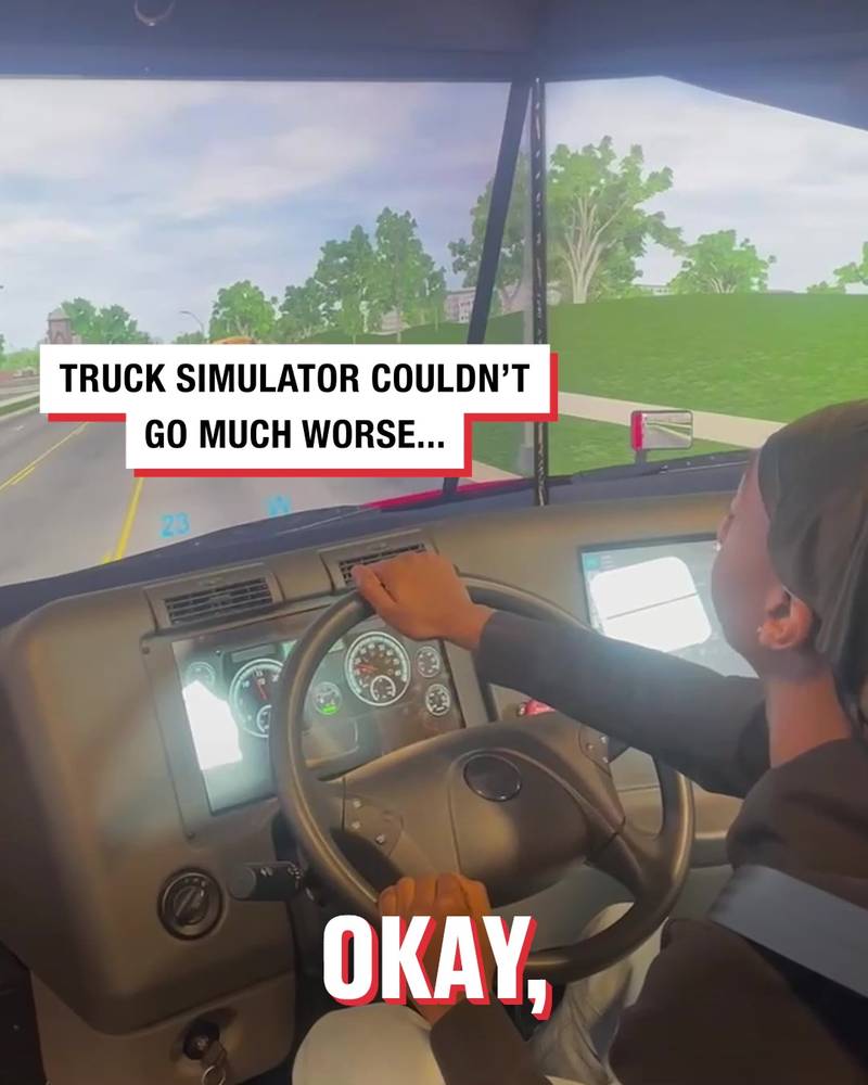 Truck simulator goes from bad to worse...