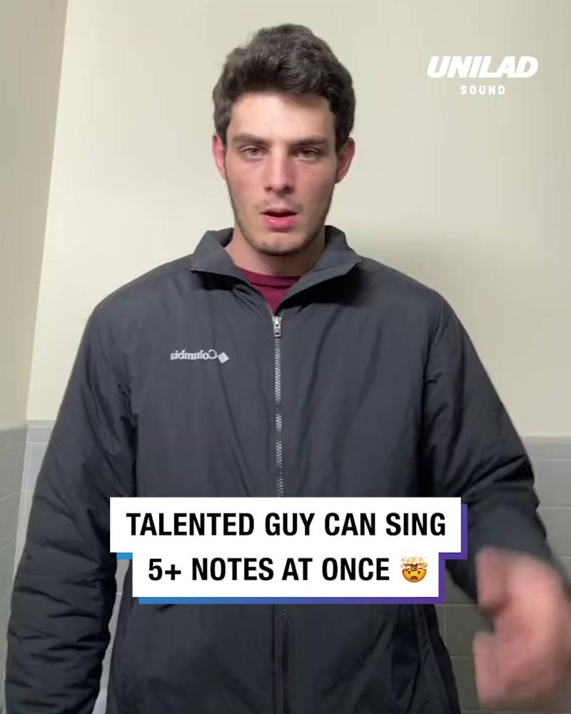 This Guy Can Sing 5 Notes At Once