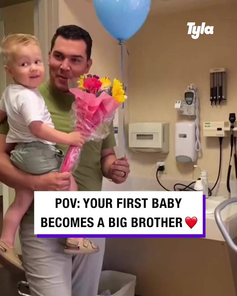 POV your baby becomes a big brother