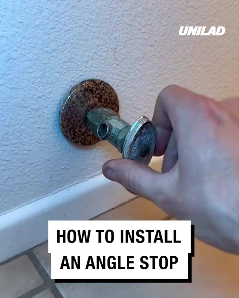 How to install an angle stop