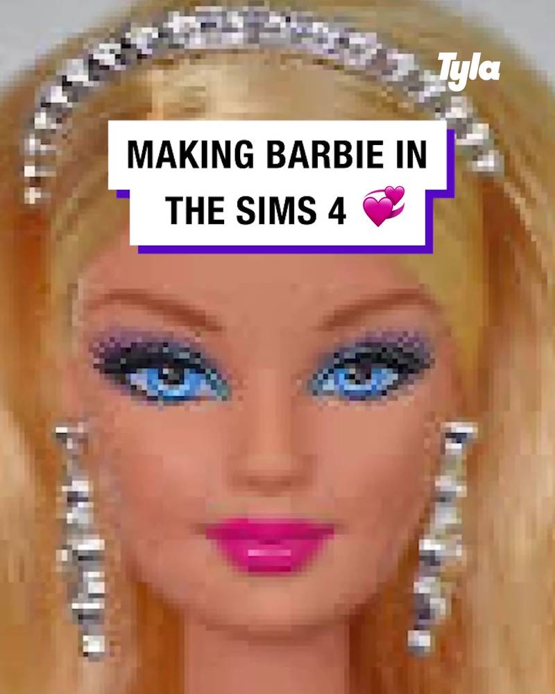 Making Barbie in the Sims