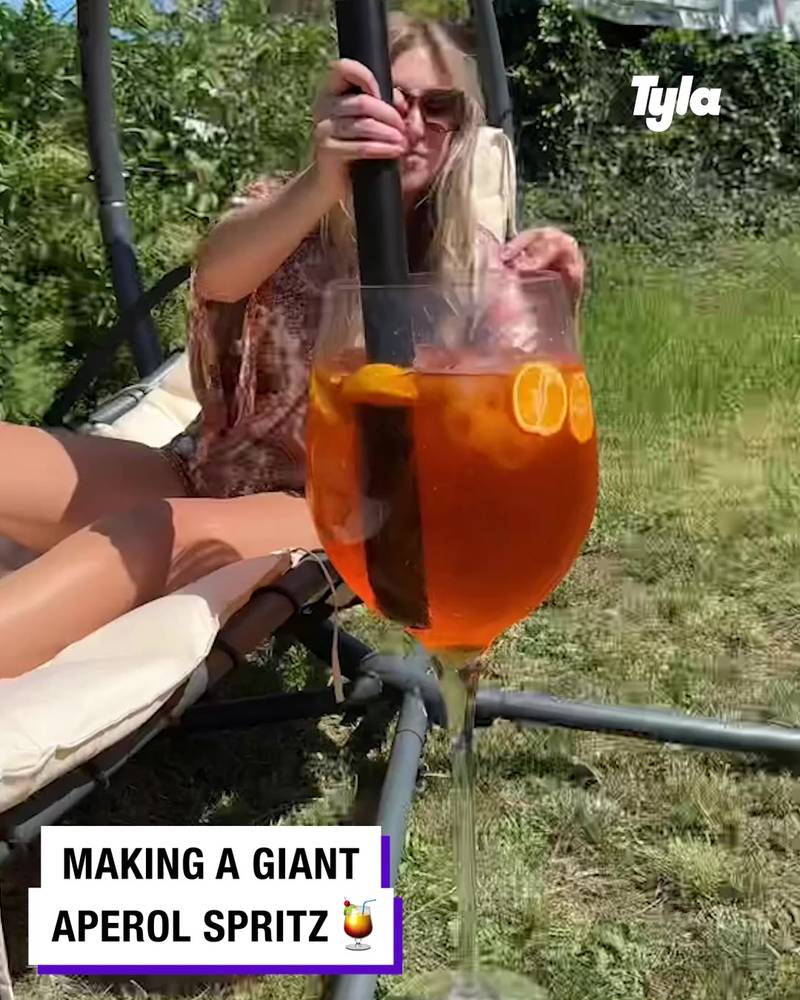 Make a giant Aperol Spritz with me