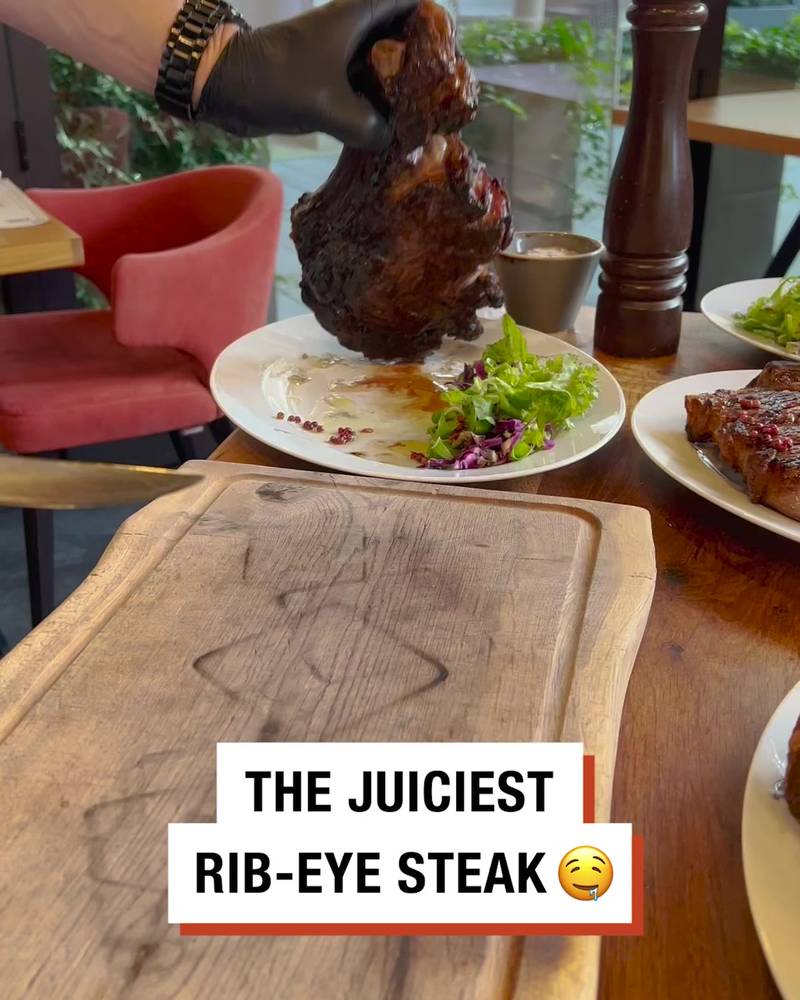 The juiciest ribeye steak 🥩🤤