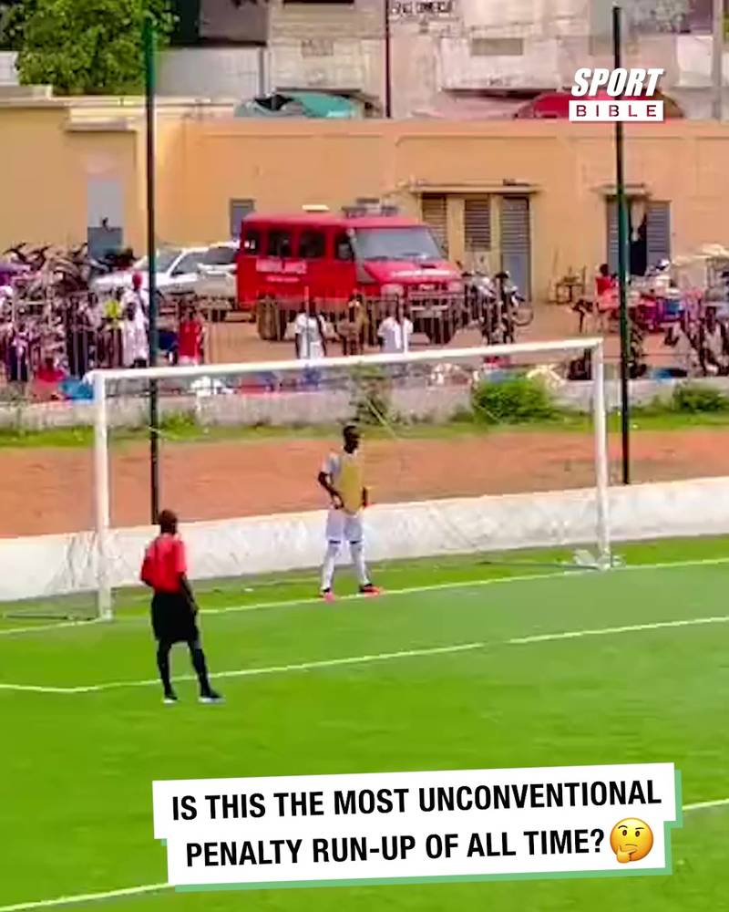 Is This The Most Unconventional Penalty Run Up Of All Time? 🤔